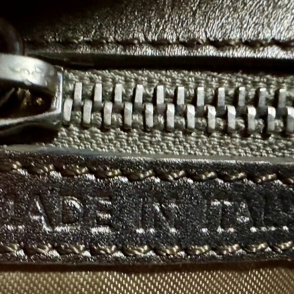 Tod's Taupe Python and Leather Fringe Large Satchel Bag - Picture 10 of 11